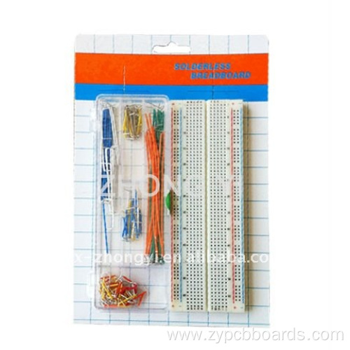 830 points solderless breadboard jumper wire cable kit